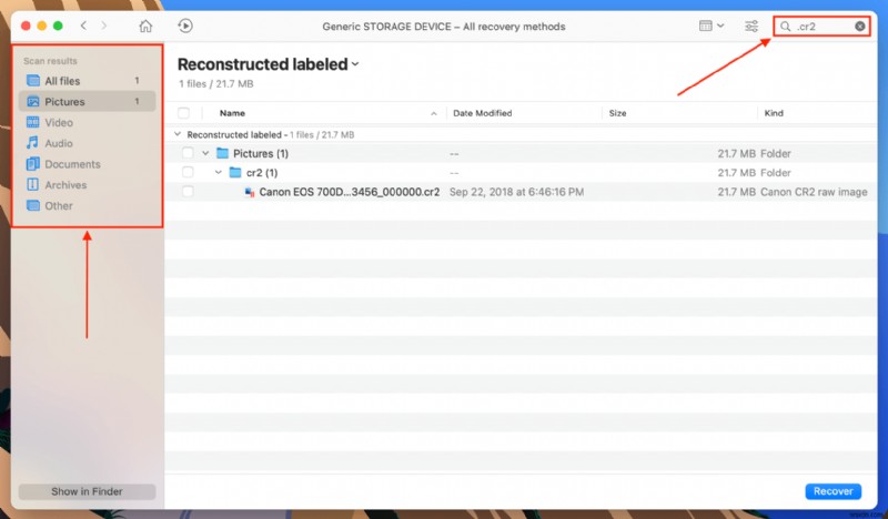 Cách khôi phục các tệp đã xóa từ thẻ SD trên máy Mac 