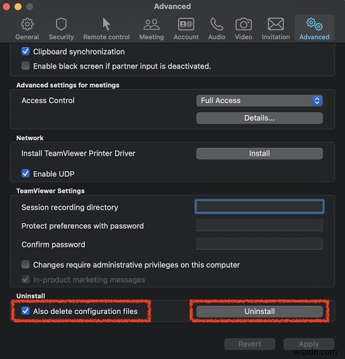 Cách gỡ cài đặt TeamViewer trên Mac