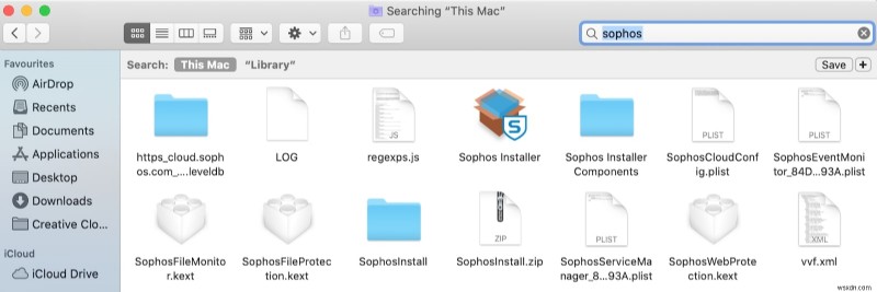 Cách gỡ cài đặt Sophos trên Mac