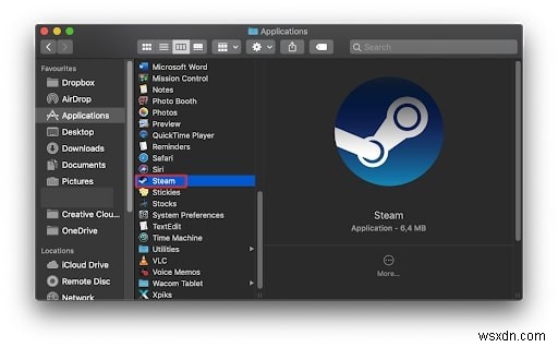 Cách gỡ cài đặt Steam trên máy Mac
