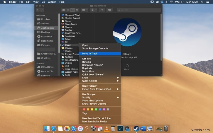 Cách gỡ cài đặt Steam trên máy Mac