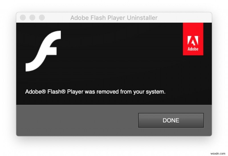 Cách gỡ cài đặt Adobe Flash Player trên máy Mac