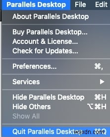 Cách gỡ cài đặt Parallels trên Mac