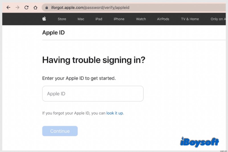 Phải làm gì nếu bạn quên mật khẩu ID Apple của mình