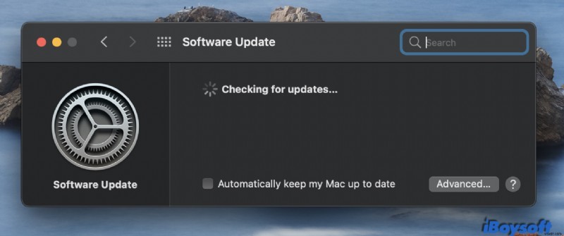 Phải làm gì khi Mac không kiểm tra được các bản cập nhật trong Tùy chọn hệ thống?