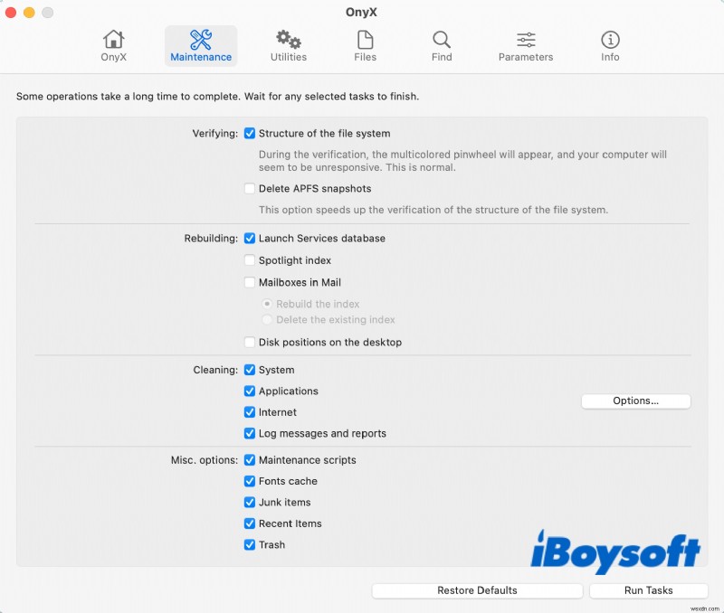 Khắc phục sự cố khi bạn tắt máy do sự cố trên macOS Monterey