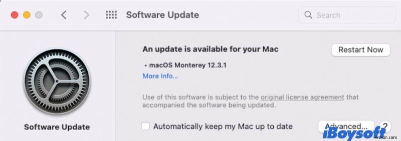 Hướng dẫn sửa lỗi macOS Monterey không thể cài đặt trên Macintosh HD Lỗi