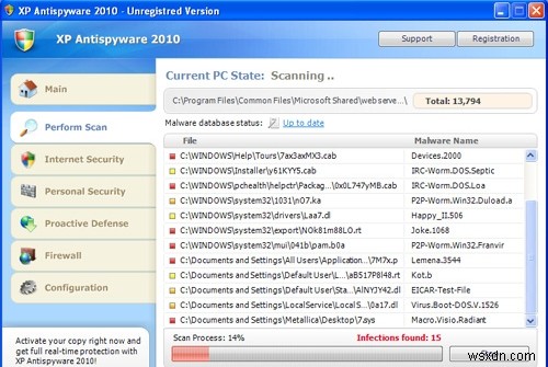 Hướng dẫn gỡ bỏ XP Antispyware 2010
