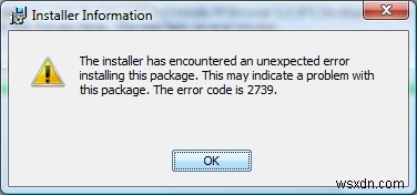 Cách sửa lỗi 2739 trên PC của bạn (Lỗi phần mềm Adobe)