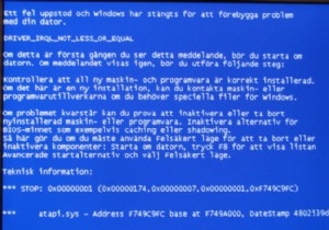 Các bước giải quyết lỗi Atapi.sys trên PC windows 