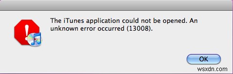 13008 Lỗi iTunes trên Windows