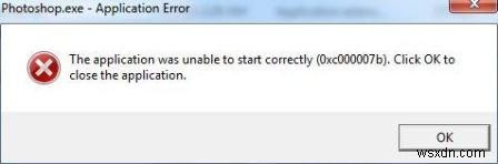 Lỗi 0xc000007B - Ứng dụng không thể khởi chạy đúng cách