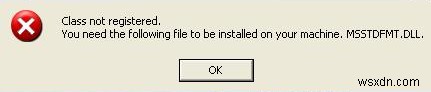 Msstdfmt.dll Tải xuống và Hướng dẫn sửa lỗi