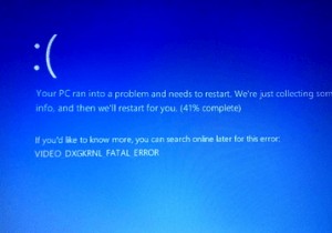 Cách sửa lỗi VIDEO DXGKRNL FATAL ERROR trong Windows 10