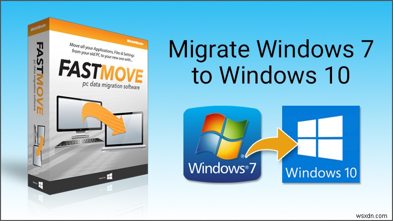 Cách di chuyển từ Windows 7 sang Windows 10 bằng Phần mềm di chuyển dữ liệu