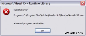 Cách sửa lỗi thư viện thời gian chạy của Microsoft Visual C ++ sau khi cài đặt Office 