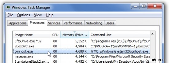 Sửa lỗi ConHost.exe - Tập tin này là gì và làm thế nào để sửa chữa? 