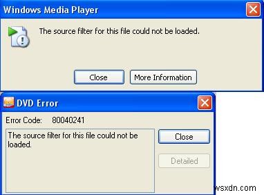 80040241 Sửa lỗi Windows Media Player