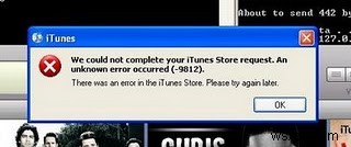 Khắc phục lỗi iTunes 9812 - Cách truy cập iTunes Store