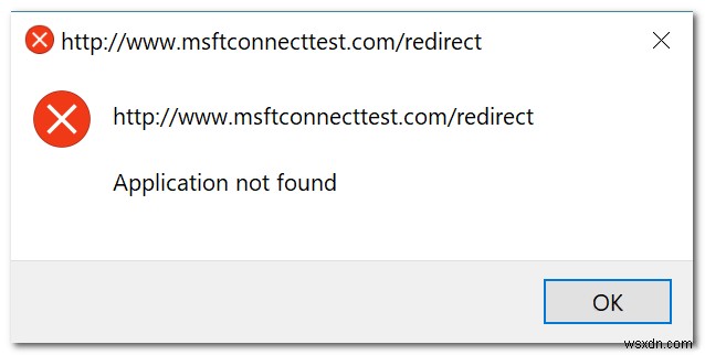 Lỗi  chuyển hướng Msftconnect . Tại sao nó lại xuất hiện nhiều lần?