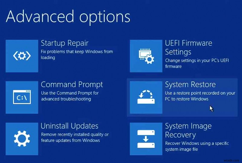 Khôi phục Hệ thống trong Windows 11:cách thực hiện và những gì