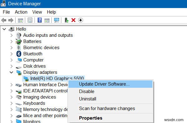 Cách khắc phục lỗi TDR video trên Windows 10