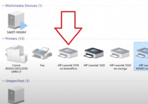 Cách thay đổi máy in thành trực tuyến trong Windows 10