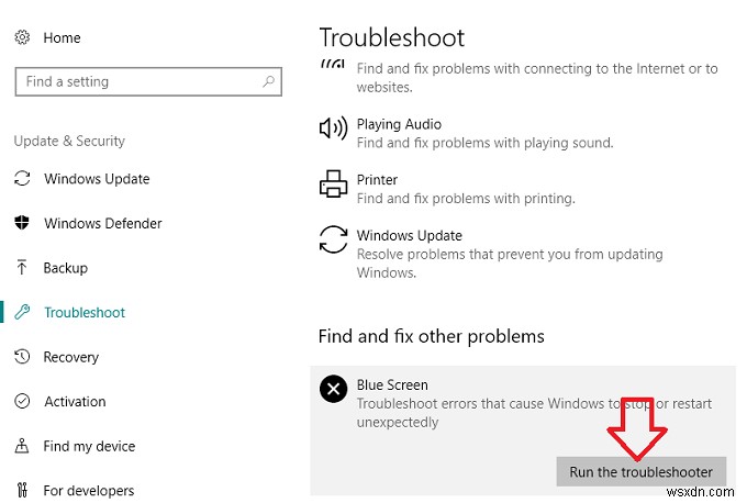 Màn hình xanh ngoại lệ dịch vụ hệ thống trên Windows 10