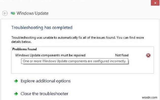 Đã giải quyết:Các thành phần Windows Update phải được sửa chữa trên Windows 10
