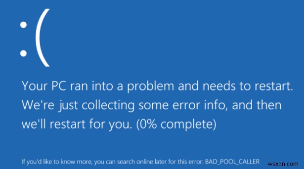 Cách sửa mã lỗi Bad Pool Caller trên Windows 10