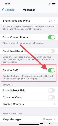 Cách vượt qua thời gian ngừng hoạt động của iMessage bằng cách tự động gửi tin nhắn SMS 