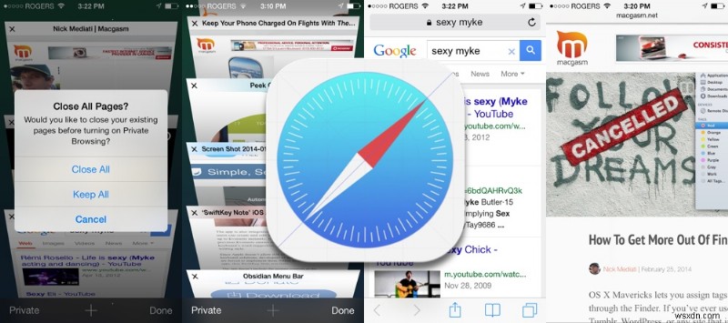 Cách đóng tất cả các tab Safari cùng một lúc trong iOS 7 
