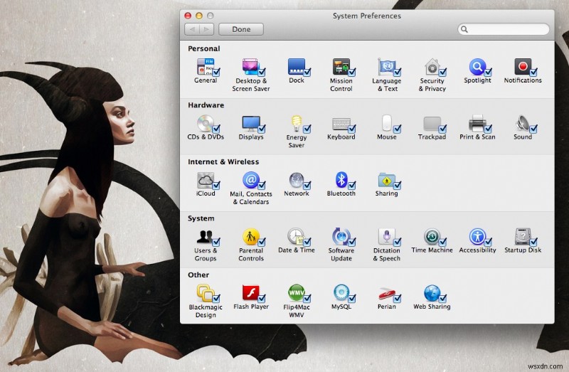 Sắp xếp lại và ẩn tùy chọn hệ thống của bạn trong OS X