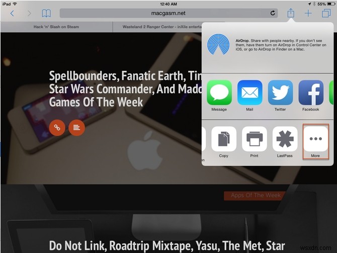 Mẹo thứ ba:Bật tiện ích mở rộng Safari trên iOS 8 