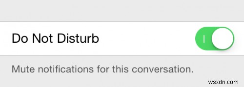 Cách tắt tiếng cuộc trò chuyện trong ứng dụng Tin nhắn của iOS 8 