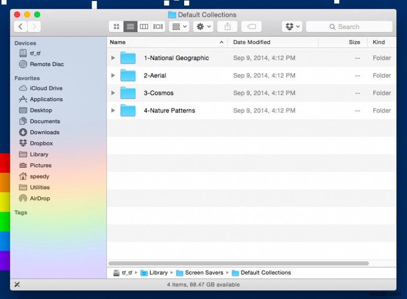 31 ngày sử dụng OS X Mẹo:Sử dụng hình ảnh của trình bảo vệ màn hình làm hình nền cho màn hình
