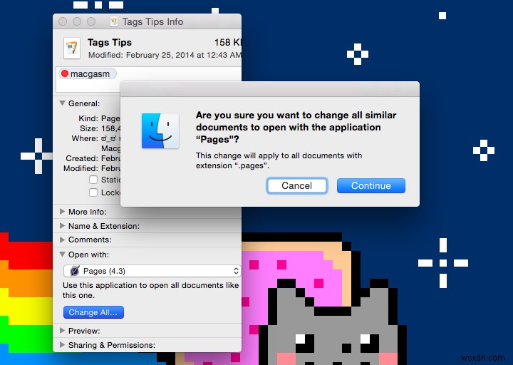 31 ngày sử dụng OS X Mẹo:Thay đổi ứng dụng nào mở tệp