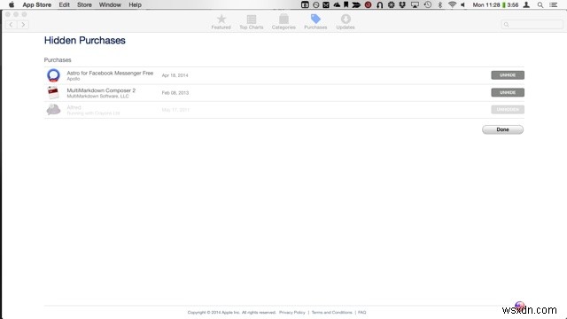 31 ngày sử dụng OS X Mẹo:Hiện ứng dụng trong Mac App Store