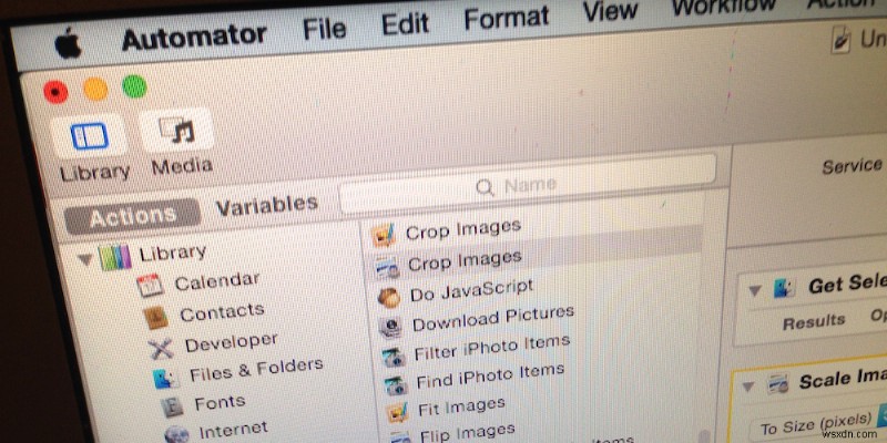 31 ngày sử dụng OS X Mẹo:Sử dụng Automator để thay đổi kích thước nhiều hình ảnh cùng một lúc