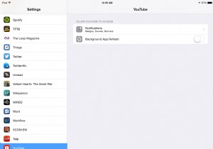 30 ngày sử dụng iOS Mẹo:Tắt tính năng làm mới ứng dụng nền
