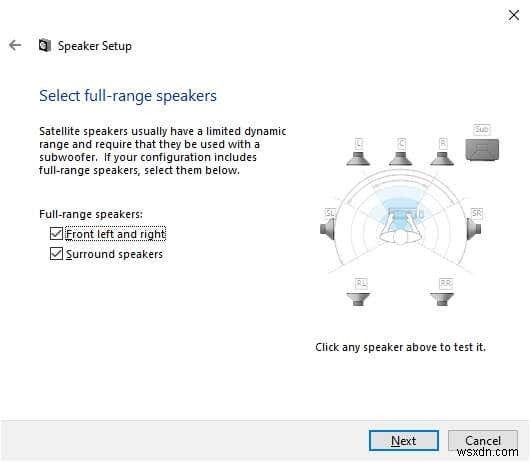 Cách thiết lập âm thanh vòm trong Windows 10