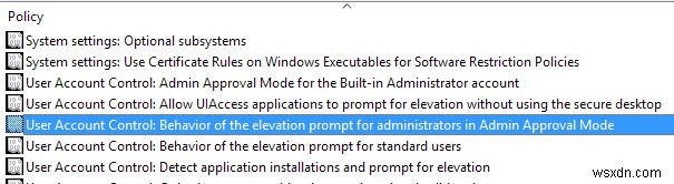 Thay đổi cách Windows nhắc nhở cho Chế độ phê duyệt của quản trị viên 