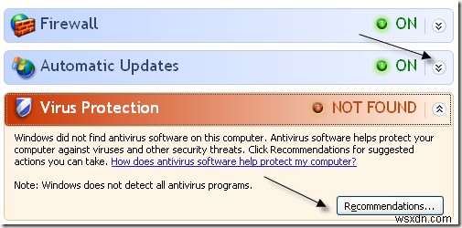 Tắt hoặc Xóa  Máy tính của bạn có thể gặp rủi ro  trong Windows XP