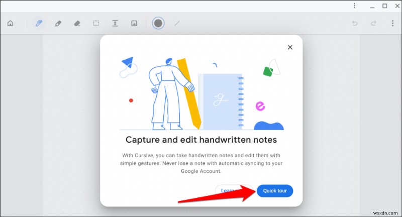 Cách sử dụng Google Cursive trên Chromebook của bạn