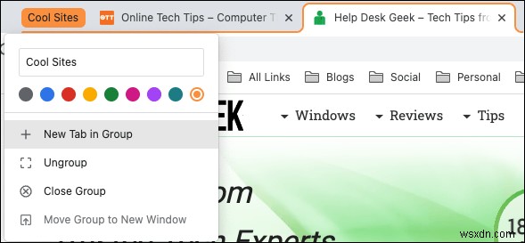 Cách sử dụng Nhóm tab trong Google Chrome