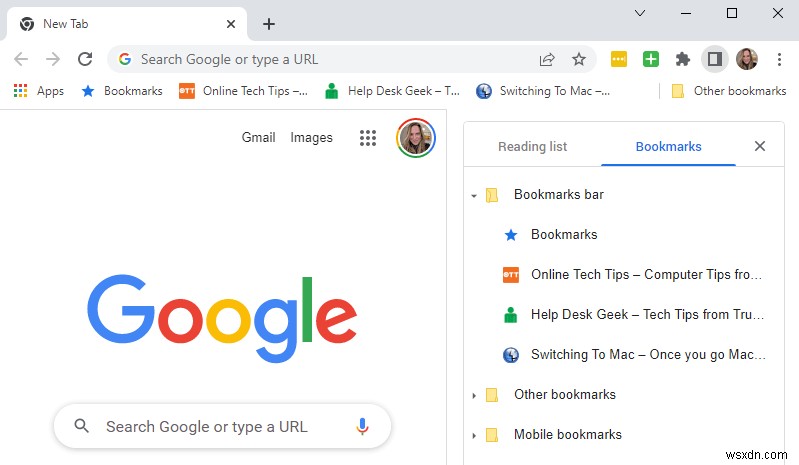 Cách quản lý dấu trang trong Google Chrome