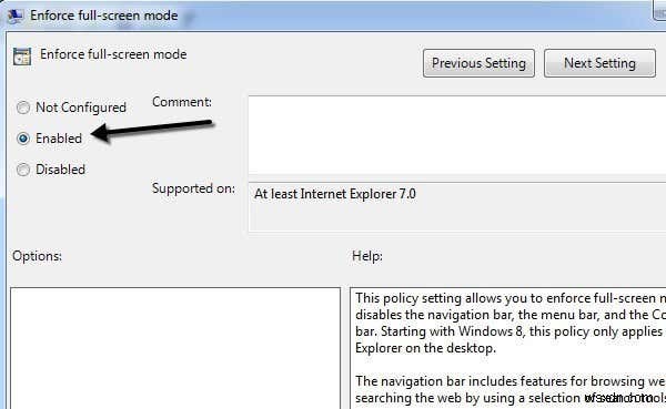 Cách mở Internet Explorer ở Chế độ toàn màn hình hoặc Kiosk 