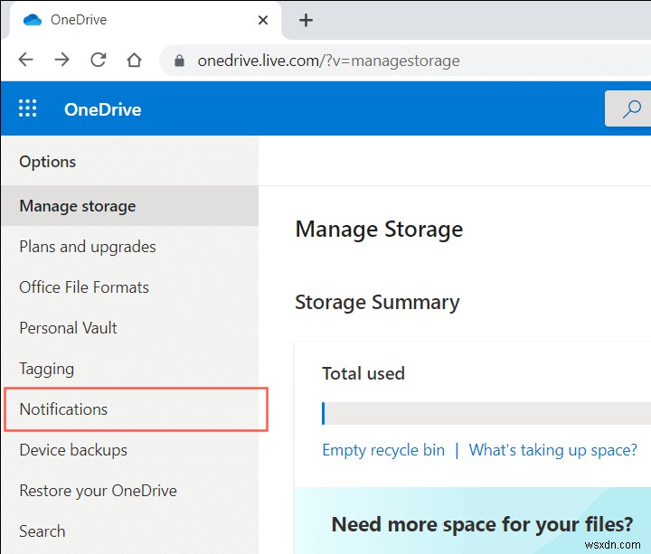 Cách tải OneDrive để ngừng gửi kỷ niệm qua email