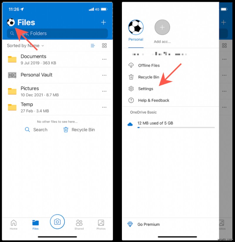 Cách tải OneDrive để ngừng gửi kỷ niệm qua email