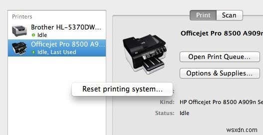 Sửa lỗi  Không thể cài đặt phần mềm cho máy in  trên OS X